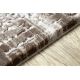 модерен JAVA килим 1523 кадър зелен / слонова кост