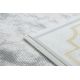 Teppich ACRYL VALS 0W9999 H03 48 Marmor griechisch elfenbein / gelb