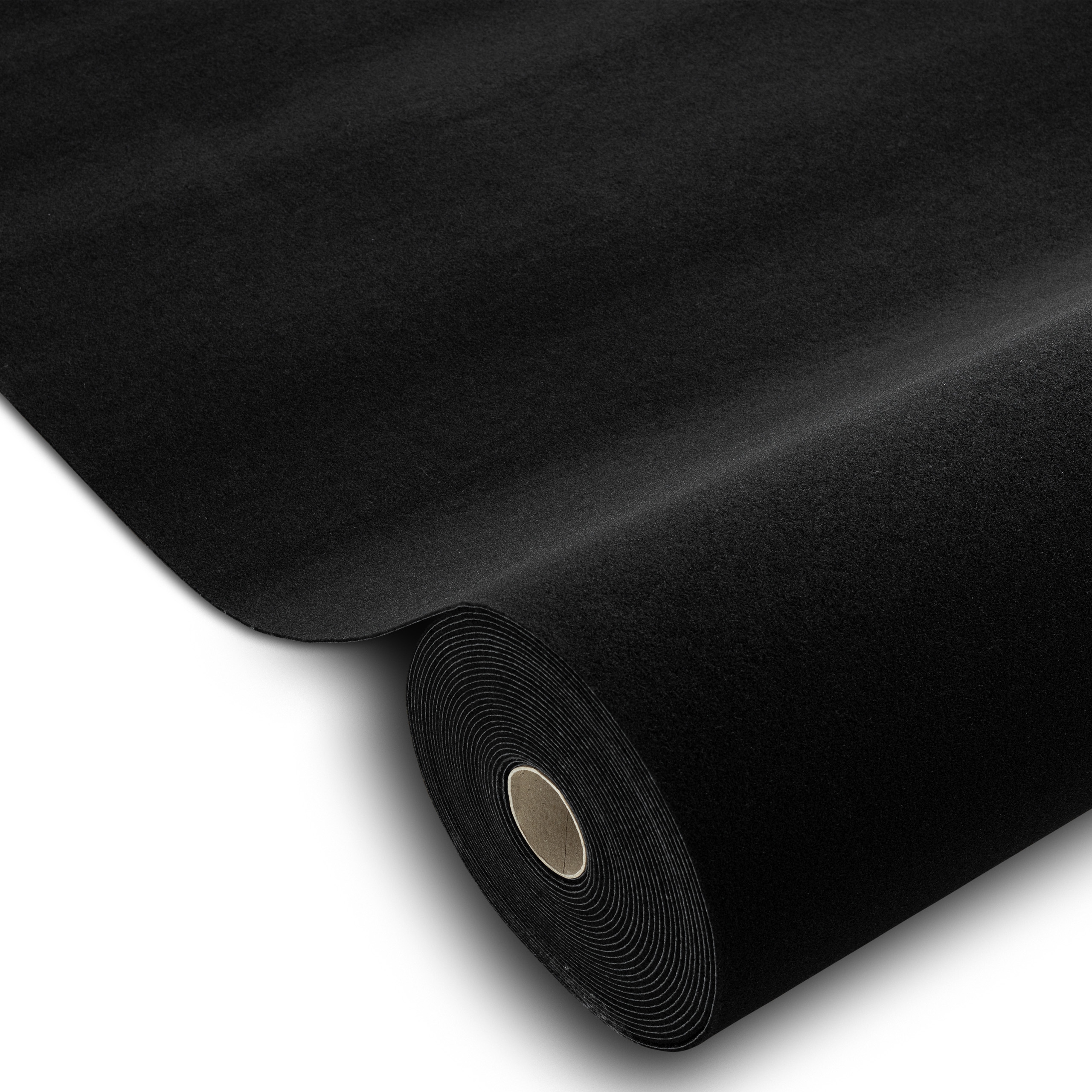 Moqueta adhesiva negra a metros para tapizar