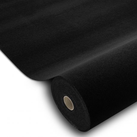 1 tapis arrière de voiture universel en moquette noir 55 x 40 cm
