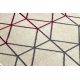 Carpet GINA 21242561 geometric beige / red / grey
