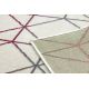 Χαλί GINA 21242561 γεωμετρική μπεζ / κόκκινο / γκρι