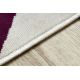 Modern Teppich FLIM 007-B3 shaggy, Streifen - Strukturell braun