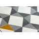 Tappeto moderno FLIM 008-B2 shaggy, cerchi - Structural grigio