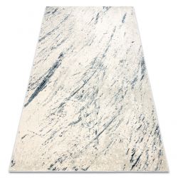 Tappeto moderno COZY Tico, geometrico - Structural due livelli di pile maro