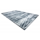 модерен килим COZY Polygons, геометричен, триъгълници structural две нива на руно сив