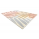 Kilimas FEEL 1827/17933 lapai smėlio spalvos/ oranžinė/ violetinėinė