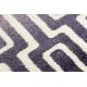 Tæppe KAKE 25809657 Labyrinth moderne lilla / lyserød / grå 