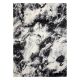 Tæppe KAKE 25817657 marmor moderne sort / hvid