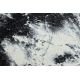 Dywan KAKE 25817657 Marmur nowoczesny czarny / biały