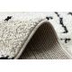 Carpet BERBER TETUAN B751 zigzag cream Fringe Berber Moroccan shaggy