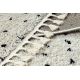 Сучасний килим MUNDO E0641 листя відкритий сірий / бежевий