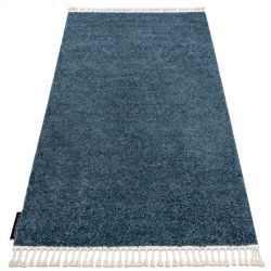 Teppich BERBER 9000 blau Franse berber shaggy