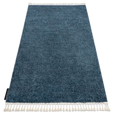 Teppich BERBER 9000 blau Franse berber shaggy