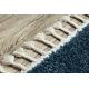 Teppich BERBER 9000 blau Franse berber shaggy