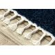 Teppich BERBER 9000 dunkelblau Franse berber shaggy
