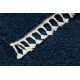 Teppich BERBER 9000 dunkelblau Franse berber shaggy