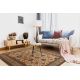 Carpet Wool KESHAN fringe, oriental classic 7521/53555 beige / navy
