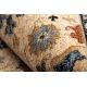 Teppich Wolle KESHAN Franse, orientalisch klassisch 7521/53555 beige / dunkelblau