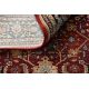 Teppich Wolle KESHAN Franse, orientalisch klassisch 7522/53588 beige / rotwein / dunkelblau