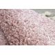Χαλί BERBER 9000 κύκλος ροζ Φράντζα Βερβερικές Μαροκινό δασύτριχος