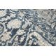 Modern Teppich FLIM 007-B6 shaggy, Streifen - Strukturell grau