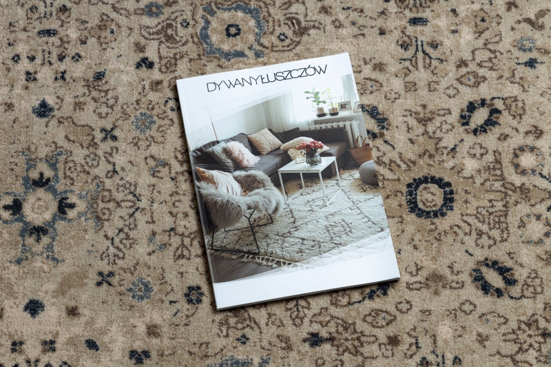 dunkelblau Moderne Wolle Teppiche /'NAIN/' Vintage beige terra beste Qualität