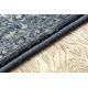 Teppich Wolle NAIN Rosette vintage 7599/50911 dunkelblau / beige