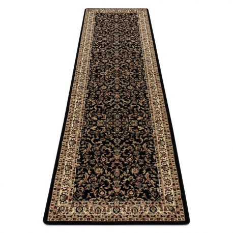 Alfombra, alfombra de pasillo ROYAL ADR modelo 1745 negro - entrada, pasillo 