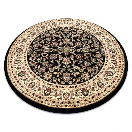 Alfombra sisal SION Piel de serpiente 22162 Tejido plano ecru / negro