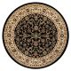 Tappeto ROYAL ADR cerchio disegno 1745 nero