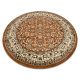 Carpet ROYAL ADR circle design 1745 brown