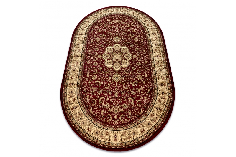 Royal szőnyeg ovális adr 521 bordó - Méret : 100x180 cm, Szín : Burgundia
