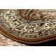 Tæppe ROYAL ADR oval design 1745 brun