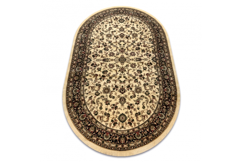 Tappeto ROYAL ADR ovale disegno 1745 caramello - Colore : marrone, taglia : 200x290 cm