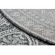 Sisal tapijt SISAL LOFT 21193 ROND BOHO ivoor/zilver/grijskleuring