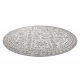 Sisal tapijt SISAL LOFT 21193 ROND BOHO ivoor/zilver/taupe