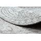 Carpet SISAL LOFT 21193 BOHO circle ivory/silver/taupe