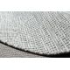 Carpet SEVILLA Z555A trellis, diamonds grey / white Fringe Berber Moroccan shaggy