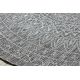 Carpet SISAL LOFT 21207 Rosette BOHO circle ivory/silver/taupe