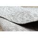 Modern carpet MUNDO D7461 diamonds 3D outdoor grey / beige