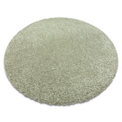 сучасний миється килим ILDO 71181044 коло оливково-зелений