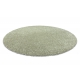 Modern washing carpet ILDO 71181044 circle olive green 