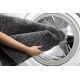 Modern tvättmatta ILDO 71181070 cirkel antracit grå