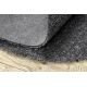 Modern washing carpet ILDO 71181070 circle anthracite grey