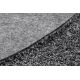 Modernus plaunamas kilimas ILDO 71181070 Apskritas kilimas antracitas pilka