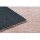 Moderns paklājs mazgāšanai LATIO 71351022 sārtums