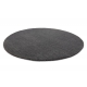 Moderní kulatý koberec LATIO 7135100, pratelný, šedý