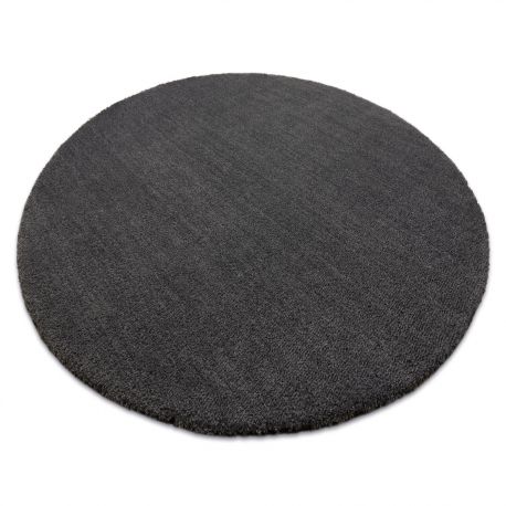 Moderní kulatý koberec LATIO 7135100, pratelný, šedý