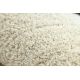 Alfombra EMERALD exclusivo 1014 glamour, elegante cubo crema / oro